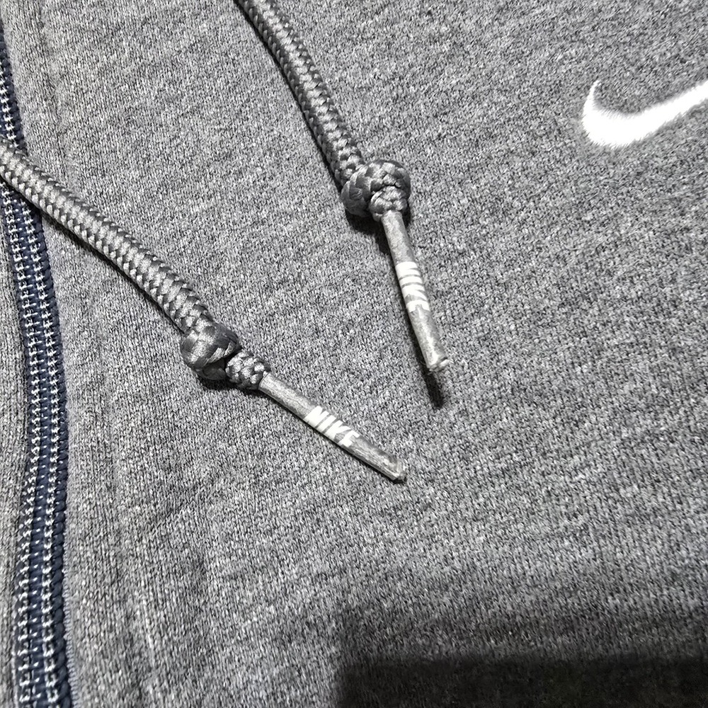 Nike Full Zip Hoodie Mens  XL Gray Team Nike Graphic Fleece Sweatshirt‎ - Picture 5 of 8